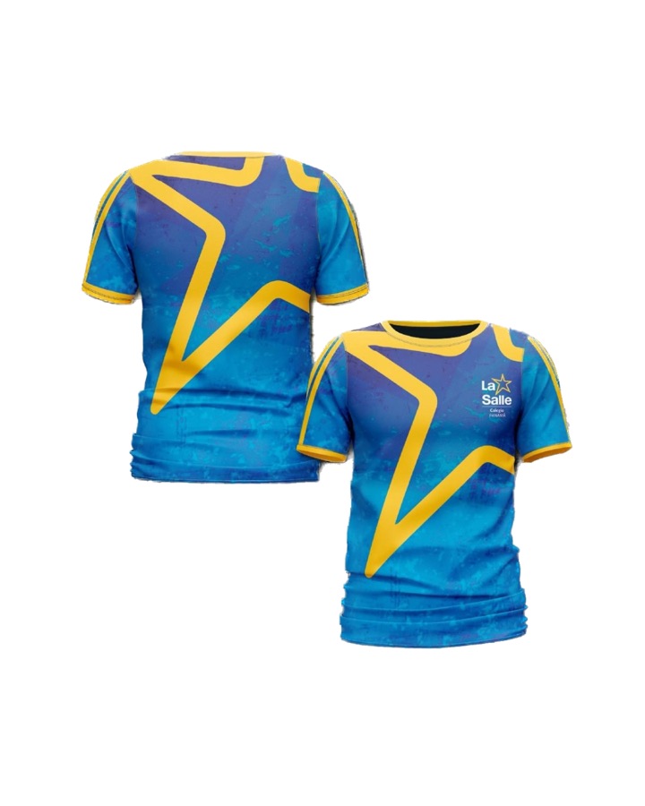 Camiseta sublimada BIG3 SPORT para colegio, La Salle Panamá